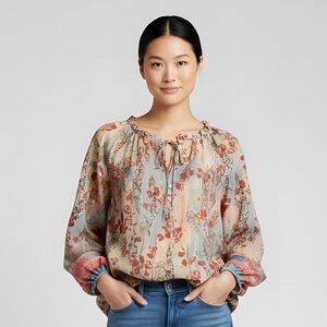 Multicolor Floral Blouse